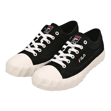 FILA Classic Kicks G Black Womens Canvas Shoes (IN-82948)-4.5-Black-2