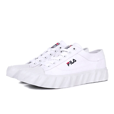 FILA Classic Kicks G White Womens Canvas Shoes (IN-99126)-5.5-White-2