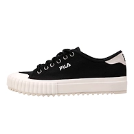 FILA Classic Kicks Trail Black Womens Canvas Shoes (IN-65470)-Black-2.5