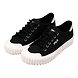 FILA Classic Kicks Trail Black Womens Canvas Shoes (IN-65470)-6-Black-2-sm