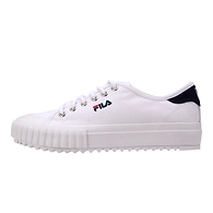 FILA Classic Kicks Trail White Womens Canvas Shoes (IN-28004)-White-2.5
