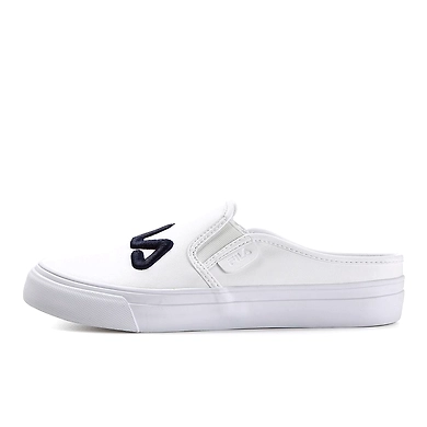 FILA Classic Kicks White Womens Mule (IN-68610)-IN-68610-2-5