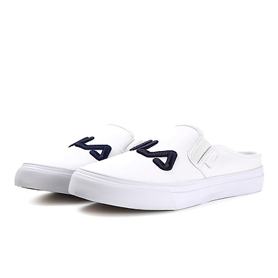 FILA Classic Kicks White Womens Mule (IN-68610)-4-White-2