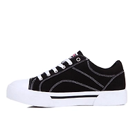 FILA Como Black Womens Canvas Shoes (IN-17563)-Black-2.5