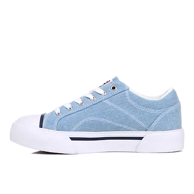 FILA Como Blue Womens Canvas Shoes (IN-73916)-5.5-Blue-1