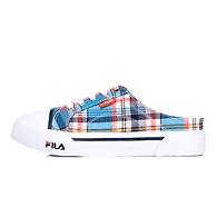 FILA Como Check Blue Womens Mule (IN-60074)-2.5-Blue