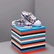 FILA Como Check Blue Womens Mule (IN-60074)-IN-60074-3-5-sm