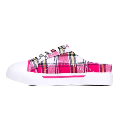 FILA Como Check Pink Womens Mule (IN-86717)-4-Pink-2