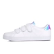 FILA Court Deluxe Prism White Womens Velcro Shoes (IN-14071)-IN-14071-3-5-sm