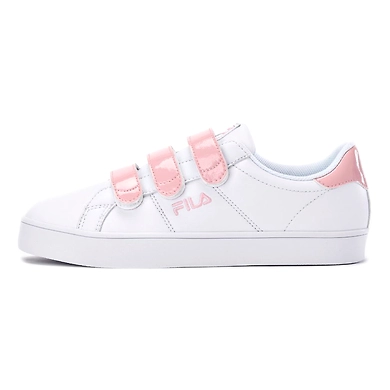 FILA Court Deluxe VC White Womens Velcro Shoes (IN-54846)-IN-54846-5-5