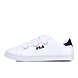FILA Court Deluxe White Womens Lifestyle Shoes (IN-92806)-IN-92806-2-5-sm