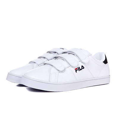 FILA Court Deluxe White Womens Lifestyle Shoes (IN-92806)-3.5-White-2