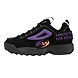 FILA Disruptor 2 Patches Black Womens Sneakers (IN-72712)-IN-72712-4-5-sm