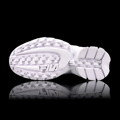 FILA Disruptor 2 White Womens Sneakers (IN-83662)-4.5-White-2