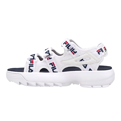 FILA Disruptor SD Tapey Tape White Womens Sandals (IN-39697)-White-2.5-1