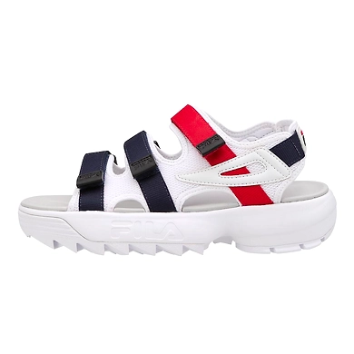 FILA Disruptor SD White Womens Sandals (IN-86334)-5.5-White-1