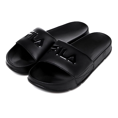 FILA Drifter Black Womens Slippers (IN-29631)-IN-29631-4