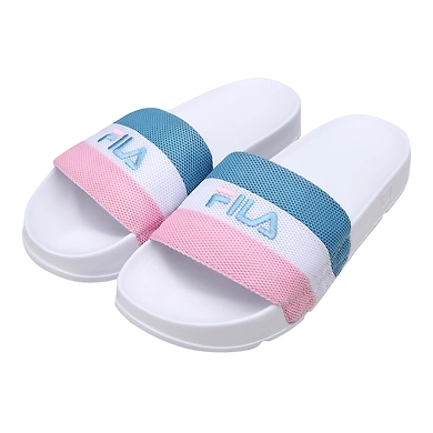 FILA Drifter Mesh White Womens Slippers (IN-43643)-3.5-White-2