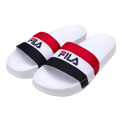 FILA Drifter Mesh White Womens Slippers (IN-48251)-3-White-2