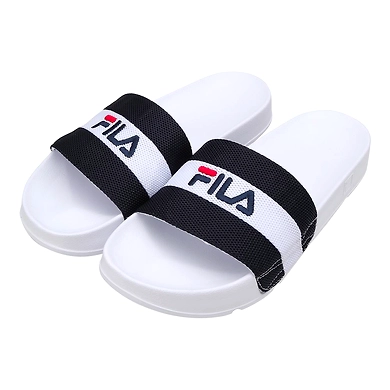 FILA Drifter Mesh White Womens Slippers (IN-68973)-White-2.5-2