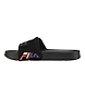 FILA Drifter Patch Black Womens Slippers (IN-36328)-5.5-Black-1-sm