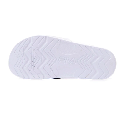 FILA Drifter Stripes White Womens Slippers (IN-34324)-6.5-White-2