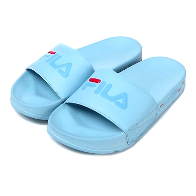 FILA Drifter Tapey Tape Blue Womens Slippers (IN-28075)-IN-28075-5
