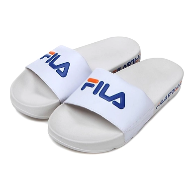 FILA Drifter Tapey Tape Off White Womens Slippers (IN-55575)-IN-55575-5-5