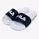 FILA Drifter Tapey Tape White Womens Slippers (IN-21159)-IN-21159-2-5-sm