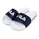FILA Drifter Tapey Tape White Womens Slippers (IN-21159)-IN-21159-3-5-sm