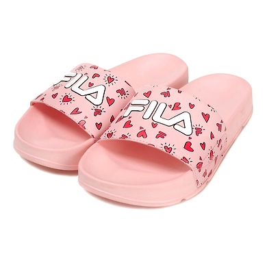 FILA Drifter V-DAY Pink Womens Slippers (IN-16147)-4-Pink-1