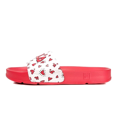 FILA Drifter V-DAY White Womens Slippers (IN-50066)-6.5-White-2
