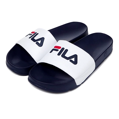 FILA Drifter White Womens Slippers (IN-72673)-IN-72673-5-5