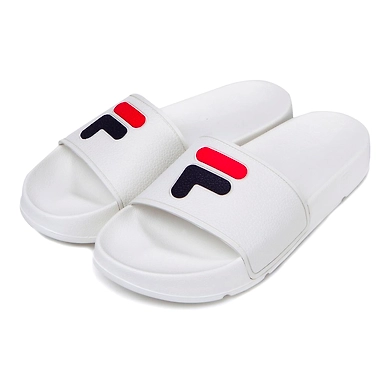 FILA F Slide White Womens Slippers (IN-41166)-IN-41166-6