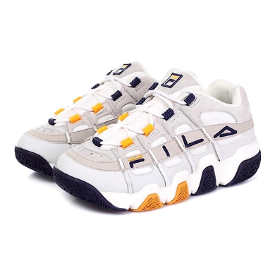 FILA Fila Barricade Extreme 97 Two Block White Womens Trainers (IN-78831)-4-White-2