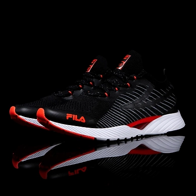 FILA FILARGB FLEX 262525 Black Womens Sneakers (IN-67127)-Black-6.5-2