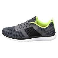 MEN'S REEBOK PT PRIME RUNNER FC SHOES-10-COLD GREY/NEON LIME/WHITE