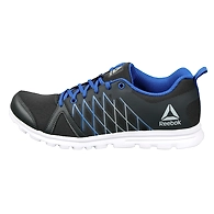 MEN'S REEBOK RUNNING PULSE RUN XTREME LP SHOES-10-GRAVEL/ AWESOME BLUE