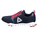 MEN'S REEBOK REALFLEX RUN SHOES-COLLEGIATE NAVY/RED RUSH-7-1-sm