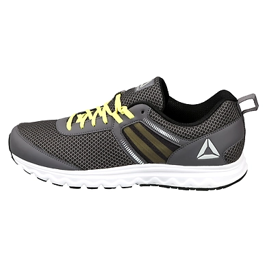 MEN'S REEBOK RUN DASHRIDE SHOES-GREY/GREEN/BLACK-6-1