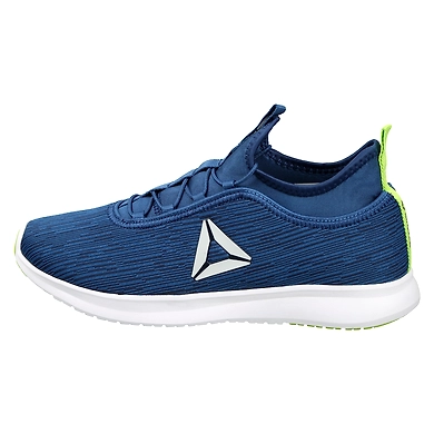 MEN'S REEBOK PRO RUNNER SHOES-BUNKER BLUE/NEON LIME-11-1