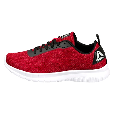 MEN'S REEBOK WALKING TREAD LEAP SHOES-BLACK/RED RUSH-8-1