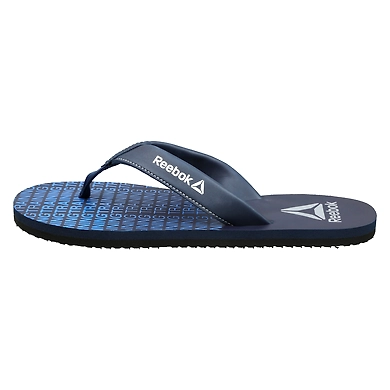 MEN'S REEBOK SWIMMING DUAL DASH LP SLIPPERS-7-Co Navy Aw Blue-1
