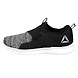MEN'S REEBOK WALKING PISTON SLIP-ONS-BLACK/WHITE-9-1-sm
