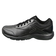 MEN REEBOK WALKING WORK N CUSHION 3.0 4E SHOES-7-BLACK/BLACK