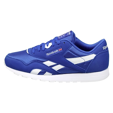 UNISEX REEBOK CLASSICS NYLON COLOR SHOES-6-CRUSHED COBALT/WHITE-1