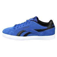 MEN'S REEBOK CLASSICS ROYAL COMPLETE CLN 2LS SHOES-8-COLL ROYAL/BLACK/WHITE