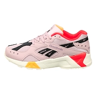 UNISEX REEBOK CLASSICS AZTREK SHOES-9-LILAC/GREY/RED/GOLD