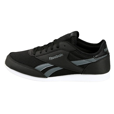 WOMEN'S REEBOK CLASSICS ROYAL CL JOGGER 2 BREEZY BASICS SHOES-BLACK/COLD GREY/WHITE-6-1