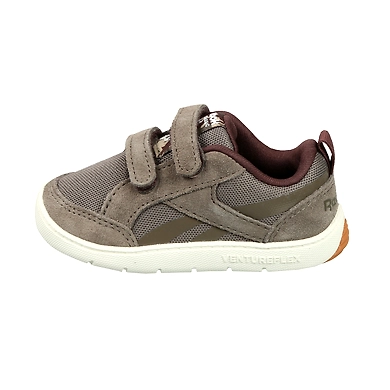 INFANTS' REEBOK CLASSICS VENTUREFLEX CHASE II SHOES-TERRAIN GREY/ARMY GREEN-2.5-1
